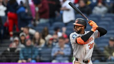 orioles’-leody-taveras-suffers-most-embarrassing-strikeout-of-the-pitch-clock-era-against-his-former-team
