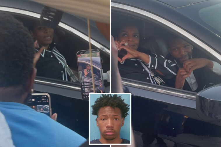 karmelo-anthony’s-mom-shouts-‘racist!’-and-riles-up-crowd-after-son’s-guilty-verdict-as-she-leaves-court-in-luxury-car