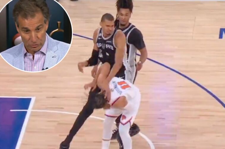 chris-russo-slams-victor-wembanyama-for-‘dirty’-jalen-brunson-shove:-‘out-of-line’