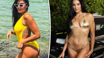 george-kittle’s-wife-claire-posts-throwback-swimsuit-photo-after-finally-achieving-si-dream