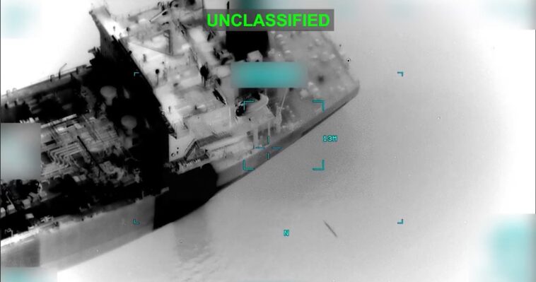 us-military-blows-hole-in-engine-room-of-defiant-oil-tanker-in-gulf-of-oman-(video)