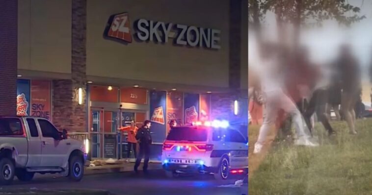 watch:-hundreds-of-black-kids-and-teens-brawl-during-st.-louis-suburb’s-‘6-7-event’-at-trampoline-park,-butcher-knife-seized-from-12-year-old-girl-who-ubered-in-to-join-the-mayhem