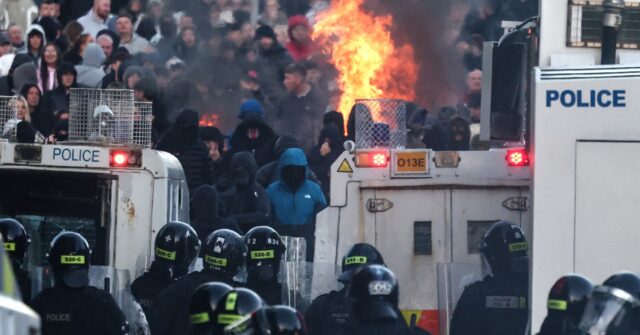 chaos-continues-in-northern-ireland:-anti-migration-rioters-clash-with-police,-set-vehicles-on-fire