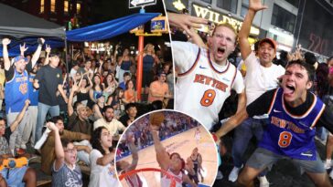 nyc-abuzz-as-thousands-celebrate-knicks’-stunning-game-4-victory-—-flooding-streets,-bars,-bodegas:-‘electrifying’