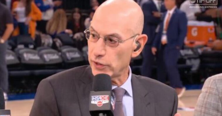 watch:-nba-commissioner-makes-hakeem-jeffries-look-silly-for-knicks-cheap-shot-on-trump