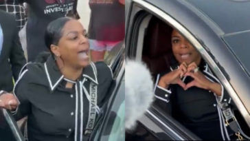 watch:-karmelo-anthony’s-grandmother-riles-up-crowd-chanting-“racist!-biased!-prejudiced!”-outside-courthouse-–-claims-white-people-can-do-“whatever-the-f*ck-they-want”