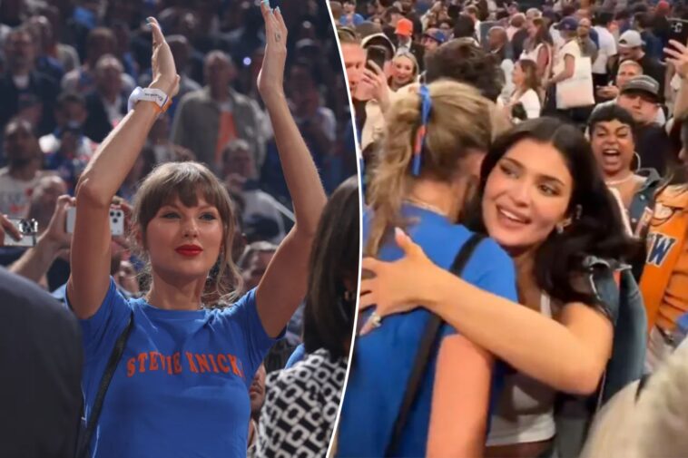 taylor-swift,-kylie-jenner-embrace-after-knicks’-‘crazy’-comeback