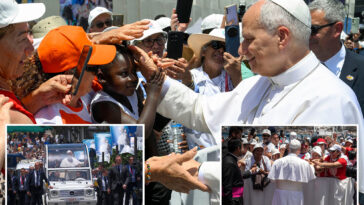 pope-leo-visits-‘dock-of-shame’-in-canary-islands-speaking-up-for-migrant-rights:-‘human-dignity-has-no-passport’