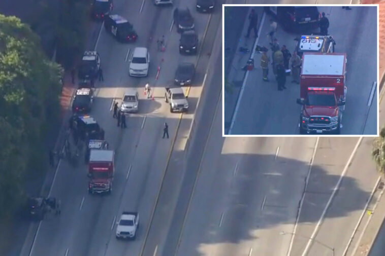 cops-fire-on-suspect-with-a-weapon-during-rush-hour-on-the-101-freeway