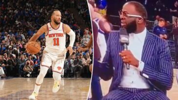 jalen-brunson-stoically-responds-to-draymond-green’s-long-winded-apology-on-espn