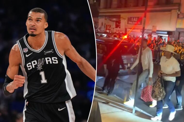 second-video-reveals-new-details-of-knicks-fans-harrassing-victor-wembanyama-at-spurs-hotel