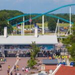thrill-seekers-face-historic-100-foot-drop-on-amusement-park’s-newest-water-ride
