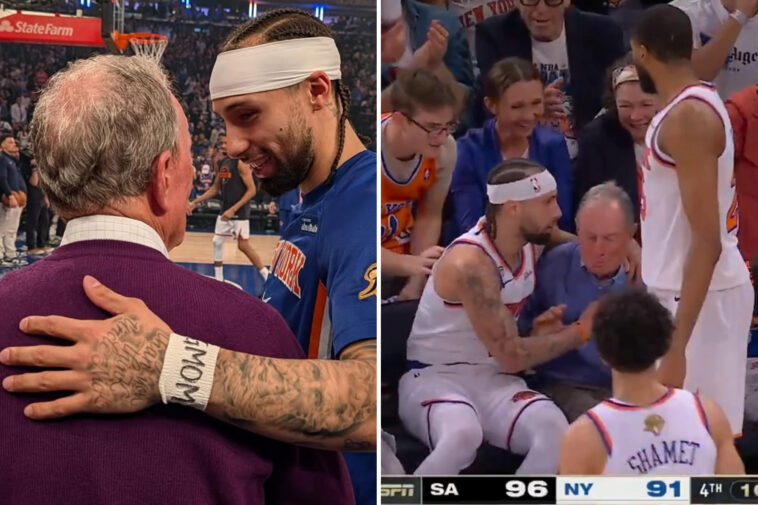 ex-nyc-mayor-bloomberg-congratulates-‘new-friend’-knicks-guard-jose-alvarado-after-viral-collision-in-game-3
