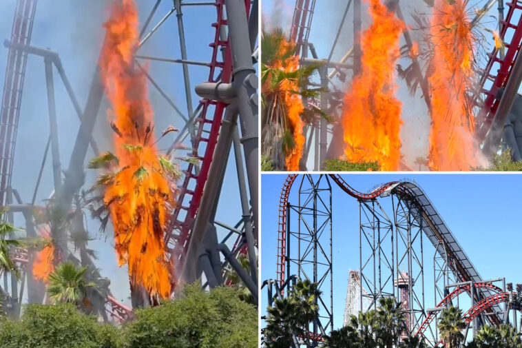 fire-breaks-out-under-six-flags-magic-mountain-roller-coaster