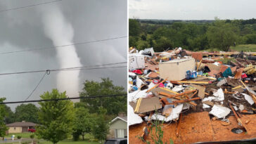 tornadoes-pummel-communities-outside-chicago,-tearing-up-homes-and-toppling-power-poles