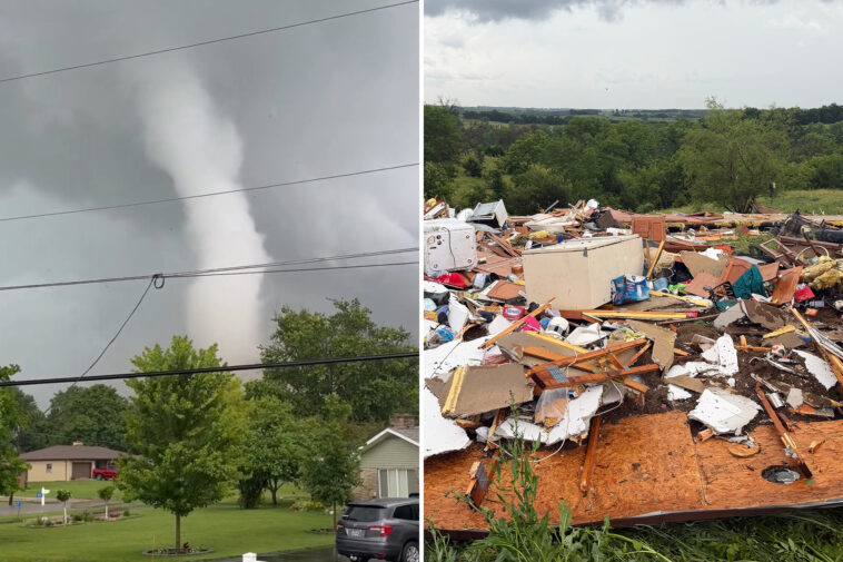 tornadoes-pummel-communities-outside-chicago,-tearing-up-homes-and-toppling-power-poles