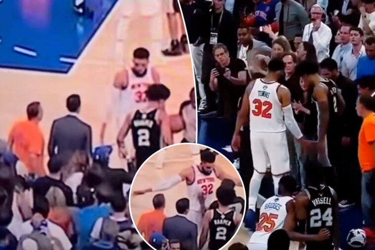 karl-anthony-towns-video-scrutinized-as-knicks-fans-crowd-dylan-harper-on-critical-final-play