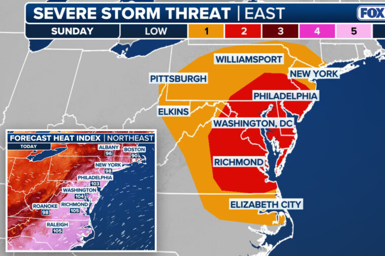 powerful-storms-threaten-70m-in-northeast,-mid-atlantic-—-with-heat-indexes-hitting-triple-digits