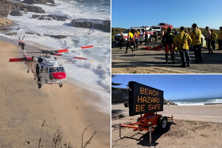 1-person-dead-and-another-in-critical-condition-after-being-swept-into-the-ocean-in-santa-cruz