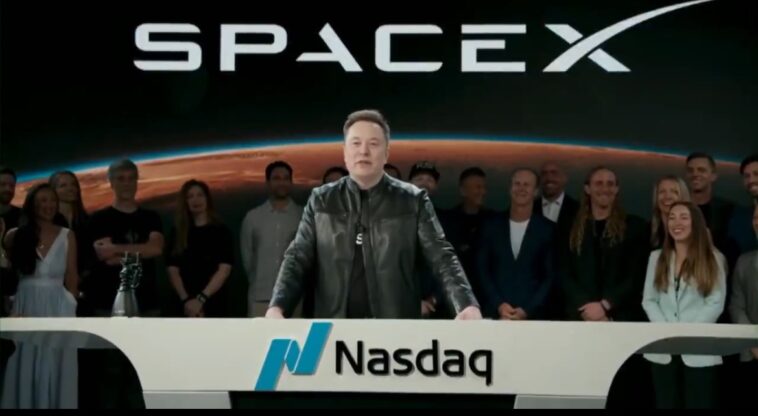 elon-musk-officially-world’s-first-trillionaire-as-spacex-makes-debut-on-nasdaq-–-musk-rings-opening-bell-(video)