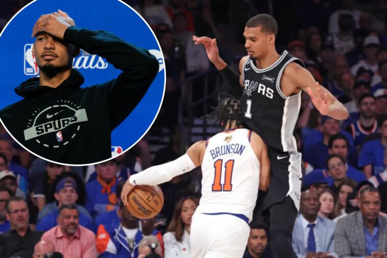 victor-wembanyama-makes-confident-claim-with-spurs-down-3-1-to-knicks:-‘everybody-knows’