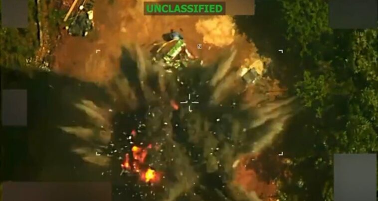 breaking:-president-trump-posts-unclassified-footage-of-us-military-executing-infamous-tren-de-aragua-leader-nino-guerrero-(video)