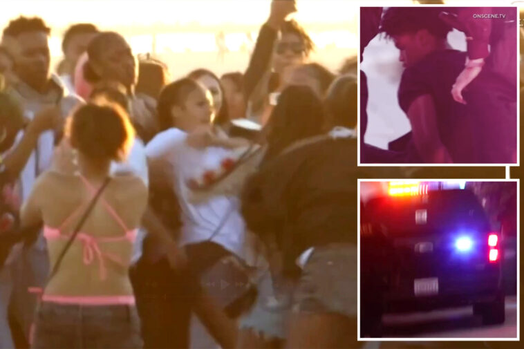 wild-brawl-breaks-out-as-hundreds-of-teens-descend-on-socal-beach