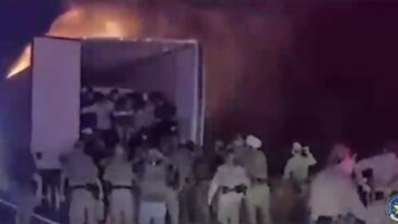 texas-dps-and-border-patrol-rescue-39-illegal-aliens-from-burning-tractor-trailer-during-human-smuggling-attempt-–-(video)