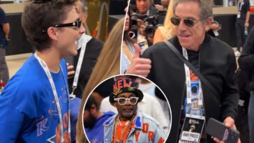 timothee-chalamet,-ben-stiller-among-stars-to-travel-to-knicks-spurs-game-5-with-nba-title-on-line