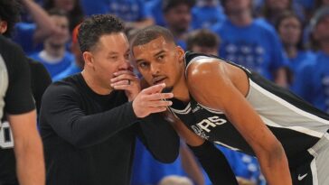 spurs-coach-mitch-johnson-dismisses-wembanyama-anthem-controversy-ahead-of-knicks-spurs-game-5
