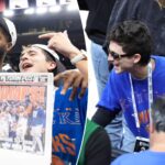 timothee-chalamet-holds-up-the-post,-throws-oscars-shade-as-he-wildly-celebrates-knicks-championship