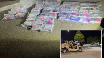 two-suspects-arrested-after-crashing-through-camp-pendleton-gate-with-112-pounds-of-cocaine-and-fentanyl