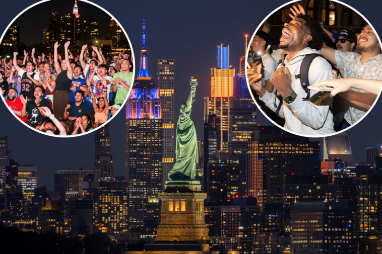 video-captures-the-exact-moment-nyc-‘lost-its-mind’-over-knicks’-historic-championship