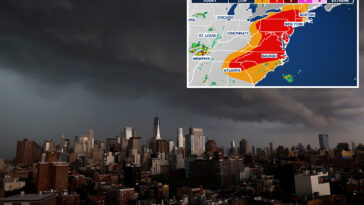 nyc-and-the-northeast-bracing-for-thunder-storms,-severe-weather-to-close-the-weekend