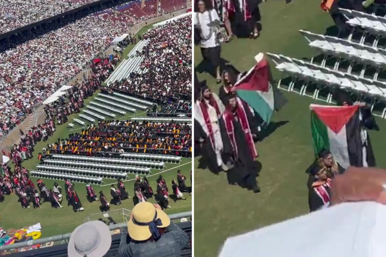 mass-protest-at-stanford-university-graduation-as-soon-as-google-ceo-sundar-pichai-takes-the-stage