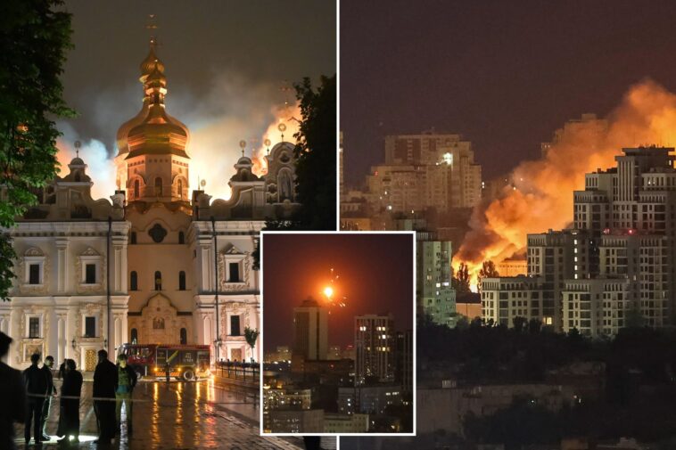 russian-attack-sets-fire-to-centuries-old-religious-site-in-kyiv-and-kills-5-in-kharkiv