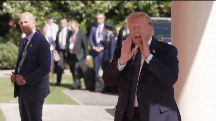 watch-live:-trump-arrives-at-g7-summit-in-evian,-france-to-hold-bilateral-meeting-with-emmanuel-macron-hours-after-ufc-freedom-250