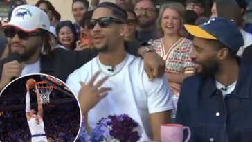 jalen-brunson-mocks-josh-hart-over-missed-layup-that-nearly-doomed-knicks