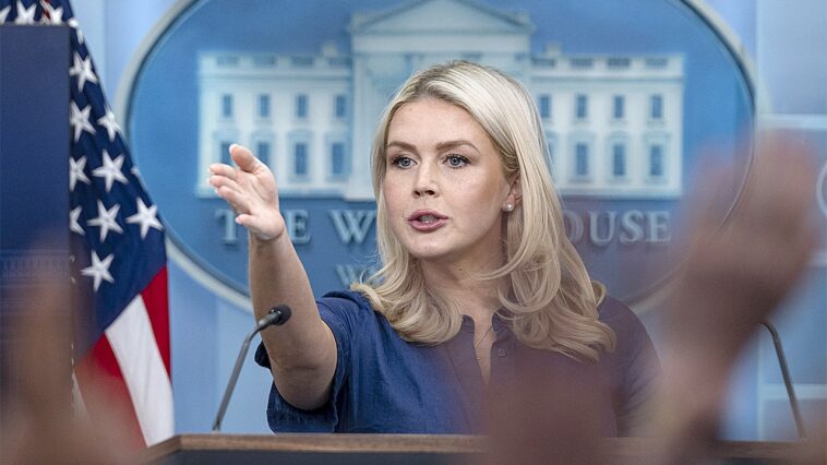 karoline-leavitt-has-libs-fuming-after-celebrating-america-250-at-the-white-house,-scot-party-&-a-protest-zone
