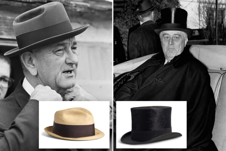 lyndon-johnson’s-fedora,-fdr’s-top-hat-among-items-hitting-auction-block-as-part-of-250th-celebrations