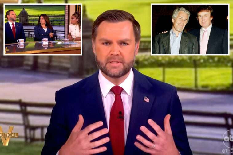 vance-tells-‘the-view’-he’s-an-epstein-‘conspiracy-theorist,’-takes-on-whoopi-and-sunny-on-race