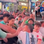 brawl-erupts-between-mob-of-argentinian-and-algerian-soccer-fans-in times-square-ahead-of-world-cup-showdown