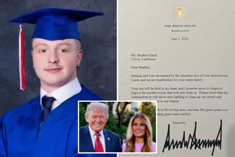 president-trump-and-melania-weigh-in-on-case-of-california-high-schooler-gunned-down-outside-mcdonald’s