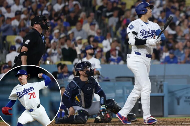 shohei-ohtani-homers,-justin-wrobleski-pitches-gem-as-dodgers-blank-rays