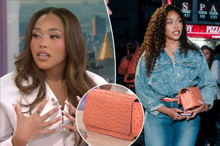 karl-anthony-towns’-fiancee-jordyn-woods-retiring-her-lucky-knicks-bag-as-it-completely-sells-out-online