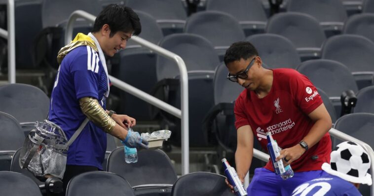 watch:-japanese-fans-accidentally-shame-certain-cultures-ruining-our-public-spaces,-go-viral-for-unheard-of-behavior-at-dallas-stadium