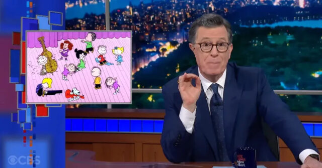 cbs-pays-fee-for-stephen-colbert’s-unauthorized-use-of-‘peanuts’-song-during-finale