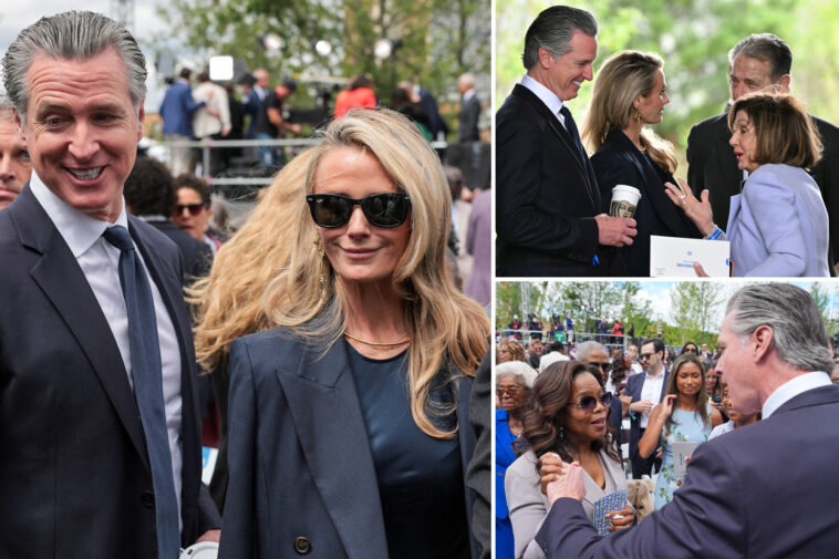 gavin-newsom-and-wife-jennifer-siebel-newsom-break-cover-in-chicago-after-bombshell-doj-probe