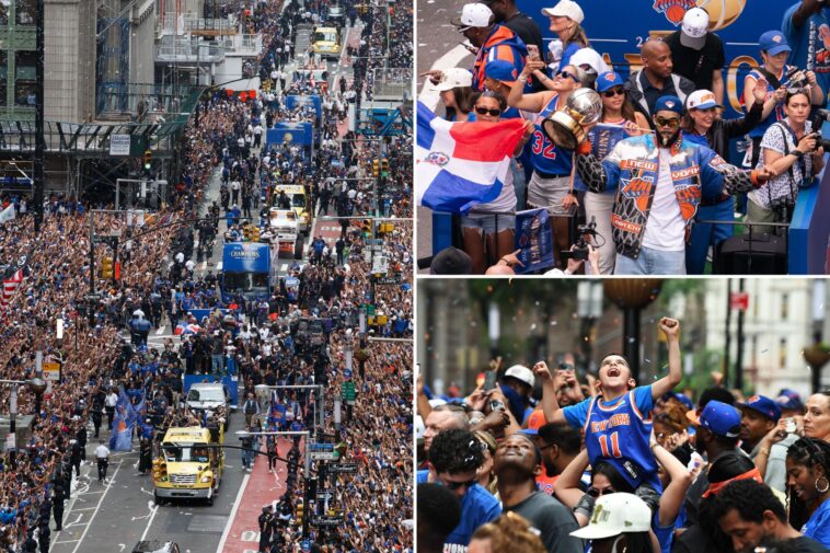more-than-a-million-knicks-fans-line-the-streets-to-celebrate-team’s-first-title-in-53-years:-photos