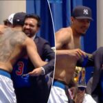 knicks’-jeremy-sochan-goes-shirtless-to-accept-key-to-city-from-mayor-mamdani